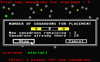 Galactic Empires atari screenshot